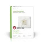 Billede af Støvsugerpose 12 stk stk. Syntetisk Mest solgt for: Philips / Electrolux Hvid