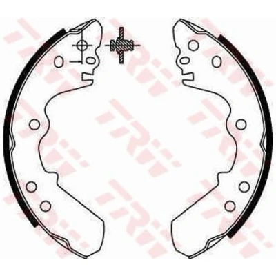 Billede af TRW GS8551 Bremsebakker 254 52 AKEBONO