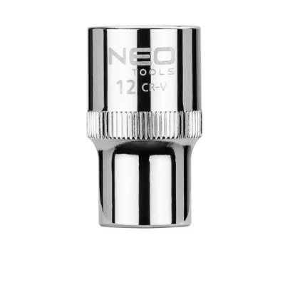 Billede af NEO TOOLS 08 012 Skraldenøgleindsats (Hexagon) 1/2 3124 12 mm Krom vanadium stål SuperLock