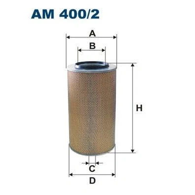Billede af FILTRON AM 400/2 Luftfilter 475 256 Filterindsats