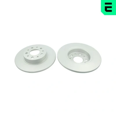 Billede af OPTIMAL BS 9404C Bremseskiver bagaksel 251 10 5/10 fuldstændigt coatet FIAT: Tipo Stationcar, 500L, Hatchback