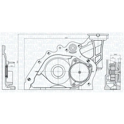 Billede af Oliepumpe MAGNETI MARELLI 351516000124