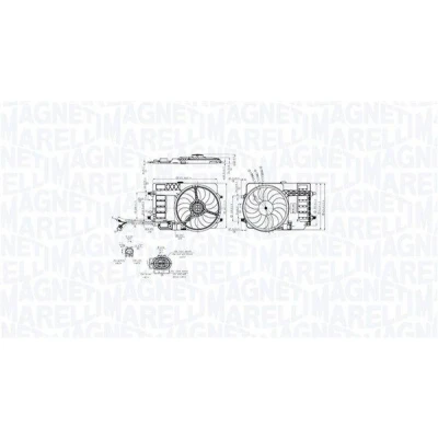 Billede af MAGNETI MARELLI 069422858010 Køleventilator 398 12 234