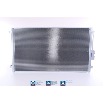 Billede af NISSENS 94557 Kondensator uden tørrer Aluminium 878 R 134a