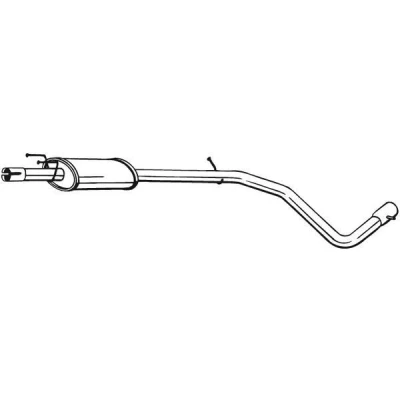 Billede af BOSAL 286 115 Midterste Lyddæmper FIAT: BRAVO 2, Stilo Hatchback