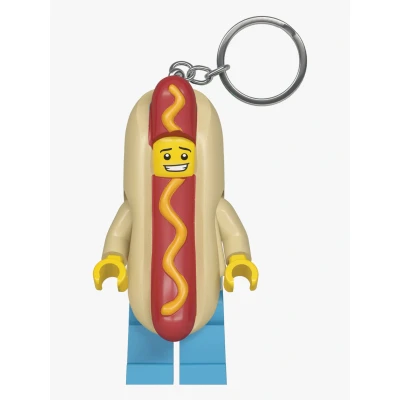 Billede af LEGO Iconic Hot Dog Man Nøglering med LED lys