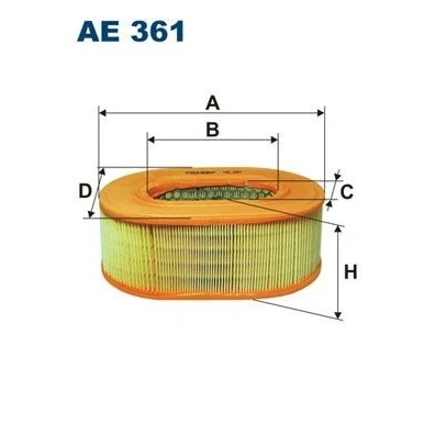 Billede af FILTRON AE 361 Luftfilter 93 245 Filterindsats