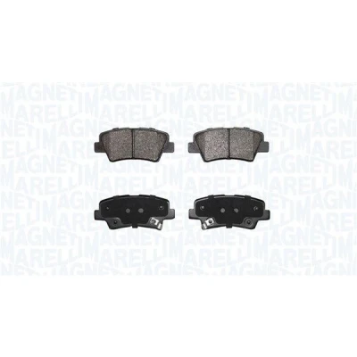 Billede af MAGNETI MARELLI 363916060852 Bremseklodser med akustisk advarsel for slid HYUNDAI: i40 Stationcar, Sedan, Sonata V, KIA: Optima / K5, SOUL 2