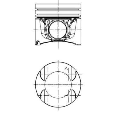 Billede af KOLBENSCHMIDT 40262600 Motor Stempel 84