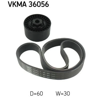 Billede af SKF VKMA 36056 Kileribberem RENAULT: TWINGO 2, CLIO 4, 3