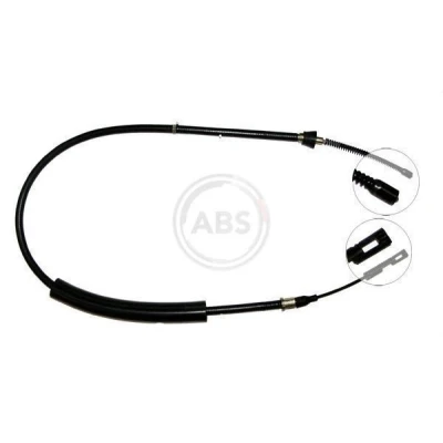 Billede af A.B.S. K18516 Håndbremsekabel 1075 Tromlebremse til venstre /højrestyring AUDI: A2