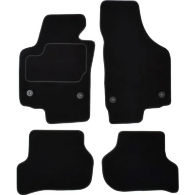 Billede af MAMMOOTH A041 SET120 PRM 01 Gulvmåttesæt Tekstil foran og bagved 4 sort SEAT: Leon II Hatchback