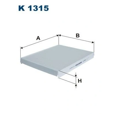 Billede af FILTRON K 1315 Kabinefilter Partikelfilter 260 209 30 HYUNDAI: SANTA FE 2