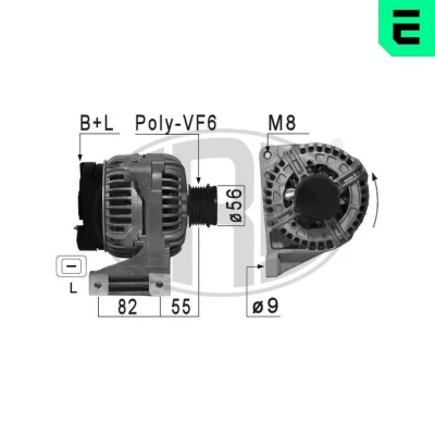 Billede af ERA 210881A Generator 14V 120A VOLVO: V70 2, I, XC70 I Cross Country