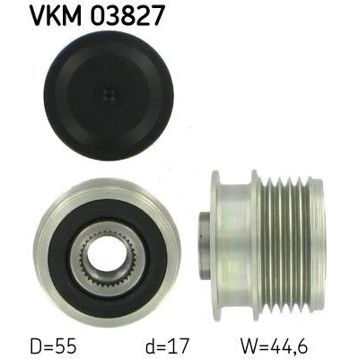 Billede af SKF VKM 03827 Friløbskobling 44,6