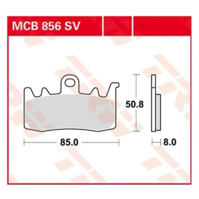 Billede af TRW Sinter Street MCB856SV Bremseklodser
