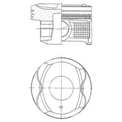 Billede af KOLBENSCHMIDT 41250600 Motor Stempel 71 CITROËN: C1 II