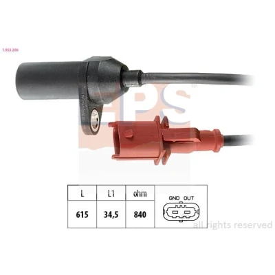 Billede af EPS 1.953.206 Impulsensor Made in Italy OE Equivalent FIAT: Punto II Hatchback, Stilo Hatchback