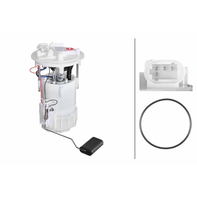 Billede af HELLA 8TF 358 306 871 Brændstof, føderdel med pakning, tankmåler elektrisk Benzin