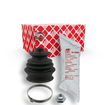 Billede af FEBI BILSTEIN 08302 Drivakselmanchet foraksel, hjulsidet Gummi VOLKSWAGEN: Polo II Hatchback, Coupe