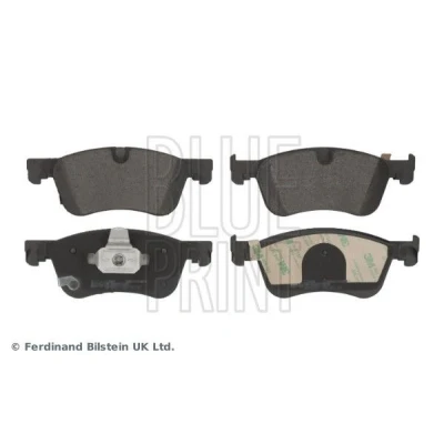 Billede af BLUE PRINT ADBP420121 Bremseklodser foraksel med akustisk advarsel for slid stempelklips NISSAN: Qashqai III