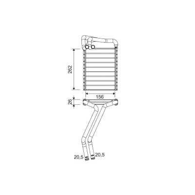 Billede af VALEO 811655 Varmeveksler