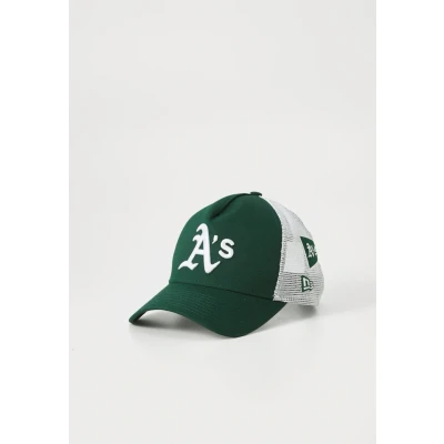 Billede af New Era Multi Patch Trucker Unisex Caps, Størrelse: One Size, Dark green/white