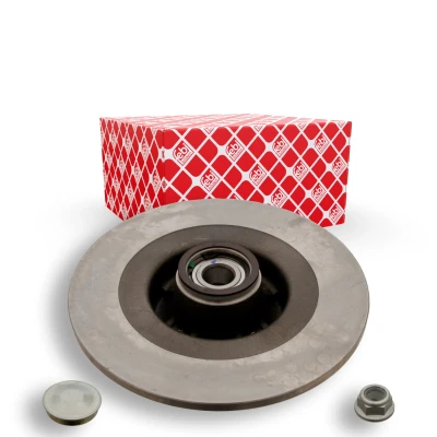 Billede af FEBI BILSTEIN 28156 Bremseskiver bagaksel 274 11 4 100 fuldstændigt olieret med ABS sensorring, fedtkappe RENAULT: SCENIC 2, GRAND 2