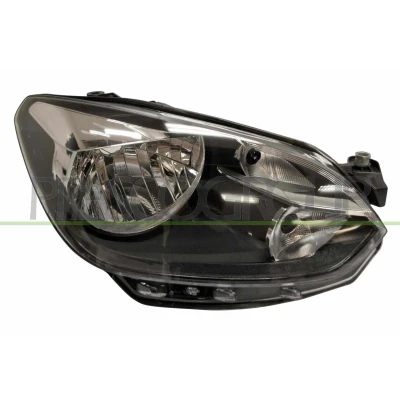 Billede af PRASCO VG2014833 Forlygter højre H4 sort med indstillingsmotor for LWR VOLKSWAGEN: up! Hatchback