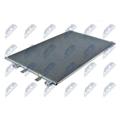 Billede af NTY CCS RE 021 Kondensator uden tørrer Aluminium 655 R 134a RENAULT: GRAND SCENIC 2, MEGANE 2 Coupe Cabriolet, Stufenheck