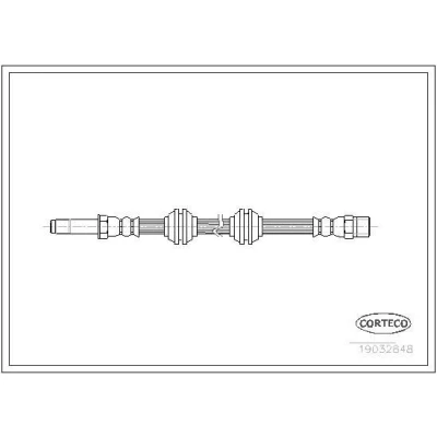 Billede af CORTECO 19032848 Bremseslange foraksel 490