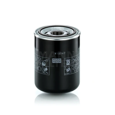 Billede af MANN filter W 1374/7 Oliefilter 1 1/2 16 UN 2B Påskruet