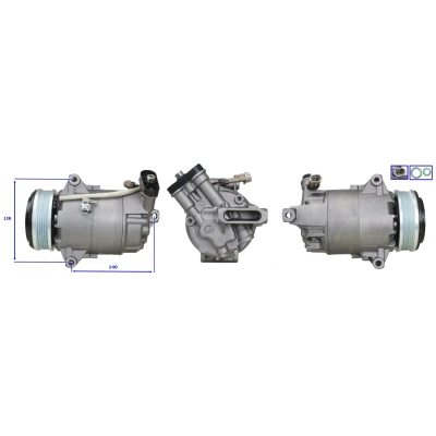 Billede af ELSTOCK 51 0247 Kompressor PAG 46 R 134a med pakninger OPEL: Zafira B, Astra H Caravan, GTC