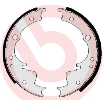 Billede af BREMBO S A6 501 Bremsebakker 254 90 IVECO: DAILY 2 Kasten/Kombi, Pritsche/Fahrgestell