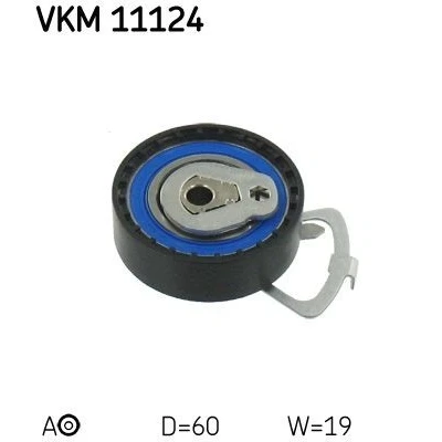 Billede af SKF VKM 11124 Strammehjul, tandrem VOLKSWAGEN: Golf 4, 5, Polo IV Hatchback, SKODA: Octavia 2 Combi, AUDI: A2