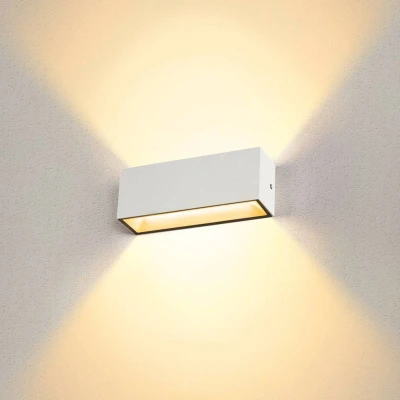 Billede af SLV Sitra LED udendørs væglampe op/ned 30 cm hvid