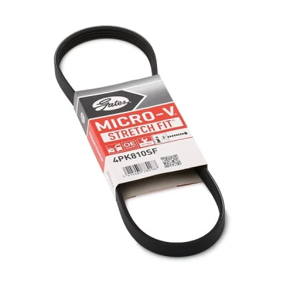 Billede af GATES Micro V Stretch Fit 4PK810SF Kileribberem 810 4 PA (polyamid), EPDM (ethyl propylen dien gummi) BMW: 3 Touring, Sedan, 1 Hatchback