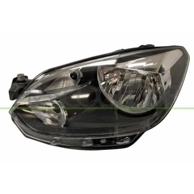 Billede af PRASCO VG2014834 Forlygter venstre H4 sort med indstillingsmotor for LWR VOLKSWAGEN: up! Hatchback