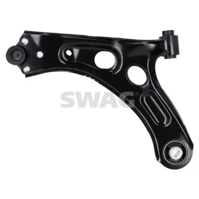 Billede af SWAG 33 10 9546 Bærearm med gummilejer bære /styreled venstre foraksel krydsarm Stålplade 20mm PEUGEOT: 208 II Hatchback