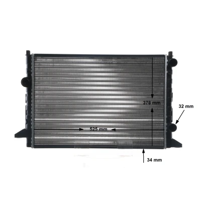 Billede af MAHLE ORIGINAL CR 508 000S Radiator til køretøjer uden klimaanlæg 525 377 34 Mekanisk fuget køleripper VOLKSWAGEN: Passat B3/B4 Variant