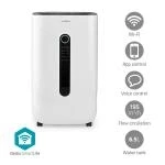 Billede af Nedis SmartLife Affugter Wi Fi 20 l/Dag Affugtning / Kontinuerlig Tørt vasketøj Ventilation Apple Store Google Play Justerbar hygrostat 195 m3/h