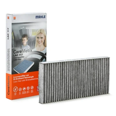 Billede af MAHLE ORIGINAL LAO 117 Kabinefilter Aktivkulfilter, med antiallergisk virkning, antibakteriel virkning 330,0 164 30,0 CST4624