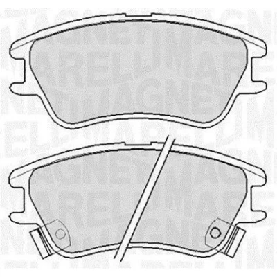 Billede af MAGNETI MARELLI 363916060655 Bremseklodser med akustisk advarsel for slid HYUNDAI: Atos