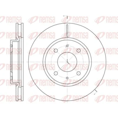 Billede af REMSA 6890.10 Bremseskiver foraksel 275,9, 275,9 26 4 ventileret MITSUBISHI: Lancer 7, Galant 6, 6