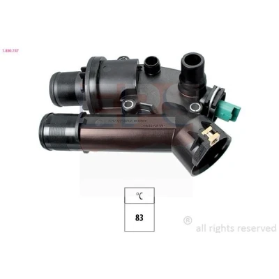 Billede af EPS 1.880.747 Termostat 83 Made in Italy OE Equivalent med pakning FORD: Galaxy Mk2 MPV, MONDEO 4 Turnier, S Max Mk1, CITROËN: C5 II Hatchback