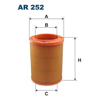 Billede af FILTRON AR 252 Luftfilter 172 126 Filterindsats