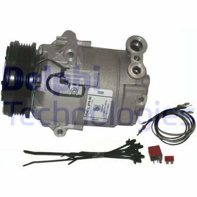 Billede af DELPHI TSP0155458 Kompressor 6CVC13 PAG 46 med kompressorolie OPEL: Zafira B, Astra H Caravan, GTC
