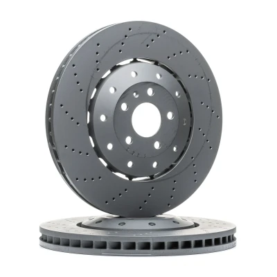 Billede af ZIMMERMANN FORMULA Z COAT 100.3382.70 Bremseskiver 390 36 6/5 5 112 ventileret, hullet, todelt bremseskive coatet legeret AUDI: A6 C7 Avant