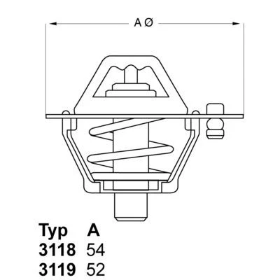 Billede af WAHLER 3119.88 Termostat 88