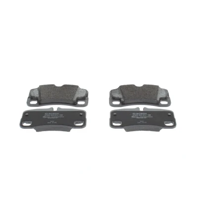Billede af BOSCH 0 986 494 974 Bremseklodser Low Metallic med anti knirke plade PORSCHE: 911 Coupe, Cabriolet